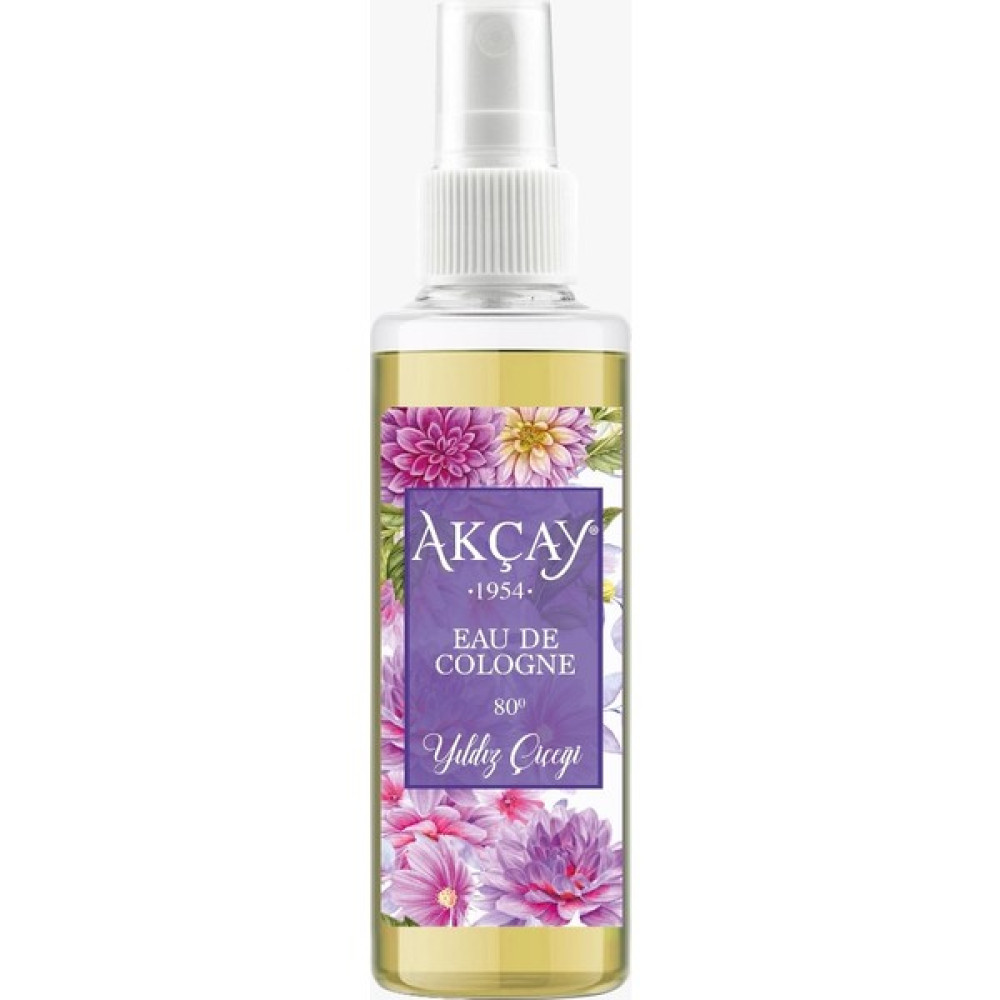 Akçay Yıldız Çiçeği Kolonyası 150 ml Sprey Kolonya & Gülsuyu Fiyatı