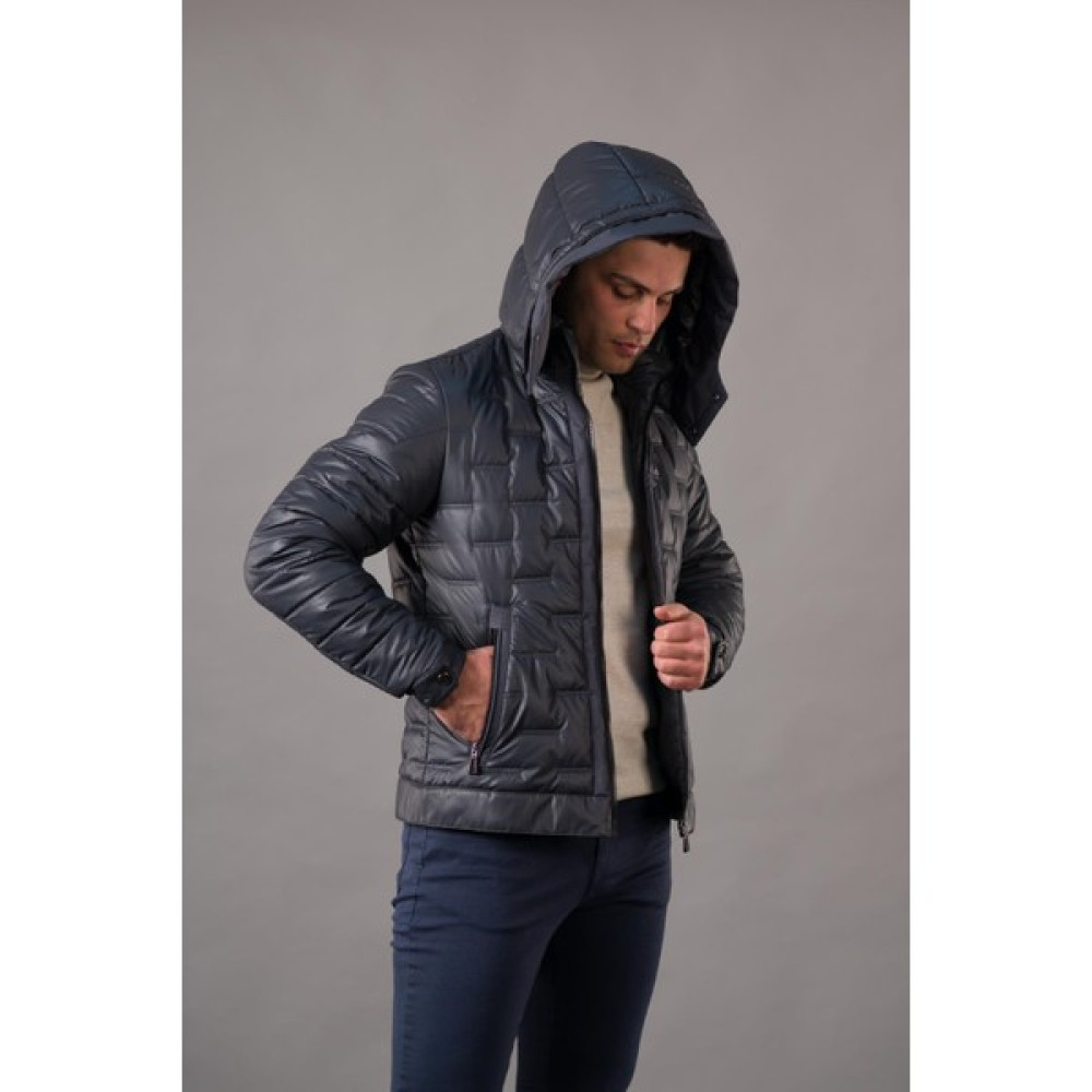 Akçaylar Regular Fit Kapşonlu Astarlı Kapitone Erkek Mont Erkek Mont Fiyatı