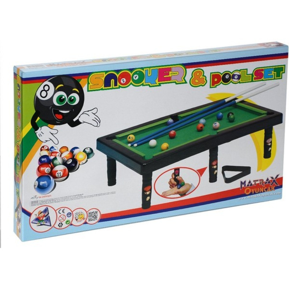Akçiçek Oyuncak 011 Snooker Poolset Bilardo Oyunu -Akçiçek Açık Hava, Deniz ve Spor Oyuncakları Fiyatı