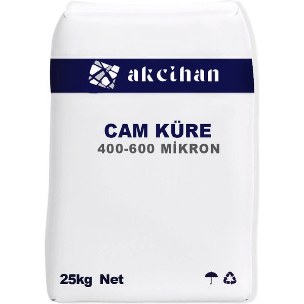 Akcihan Kumlama Kumu Cam Küre 400-600 Mikron 25 Kg. - Yok Nalburiye & Hırdavat Fiyatı