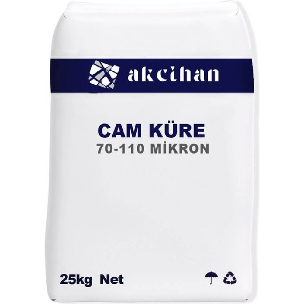 Akcihan Kumlama Kumu Cam Küre 70-110 Mikron 25 Kg. - Yok Nalburiye & Hırdavat Fiyatı