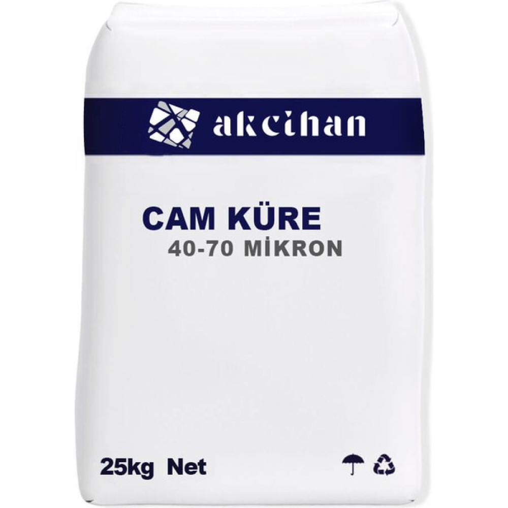 Akcihan Kumlama Kumu Cam Kürecik 40-70MIKRON 25 kg - Yok Nalburiye & Hırdavat Fiyatı