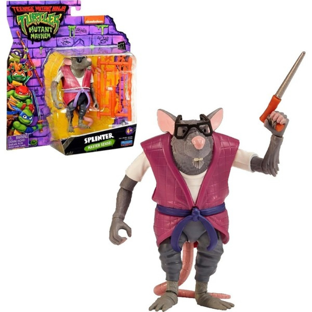 Akedo Tmnt Ninja Kaplumbağalar Aksiyon Figürler 11 cm Splinter Master Sensei Oto Boyaları Fiyatı