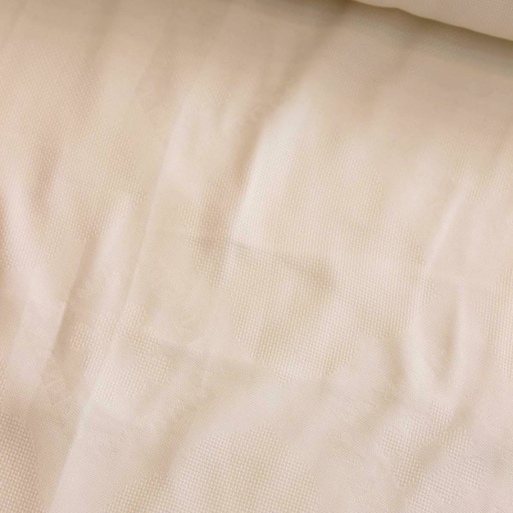 Akella Kırık Beyaz Kareli Keten Kumaş - 160 cm - 1 m Kumaşlar Fiyatı