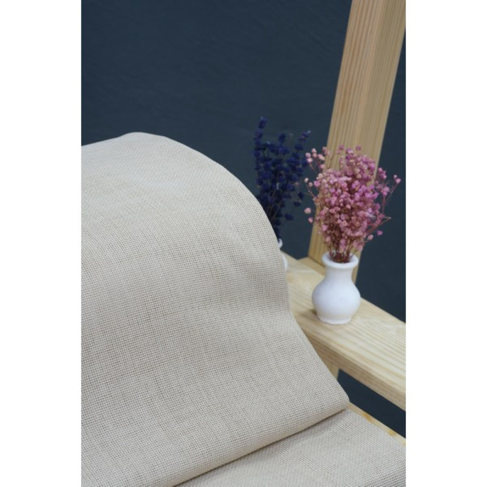 Akella Linen Etamin Punch Ve Pano Kumaşı - 160 cm - 1 m - Cappucino Kumaşlar Fiyatı