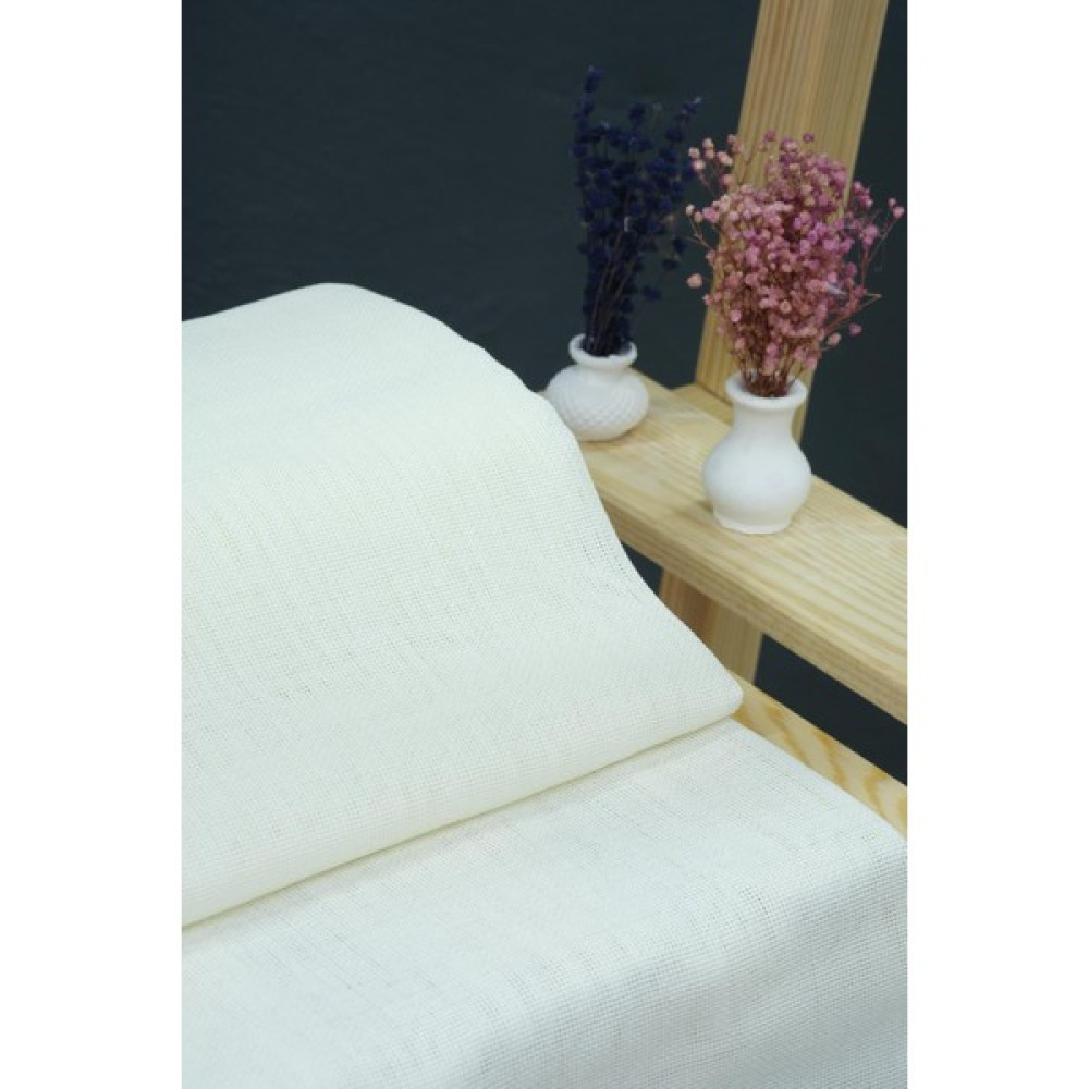 Akella Linen Etamin Punch Ve Pano Kumaşı - 160 cm - 1 m - Krem Kumaşlar Fiyatı