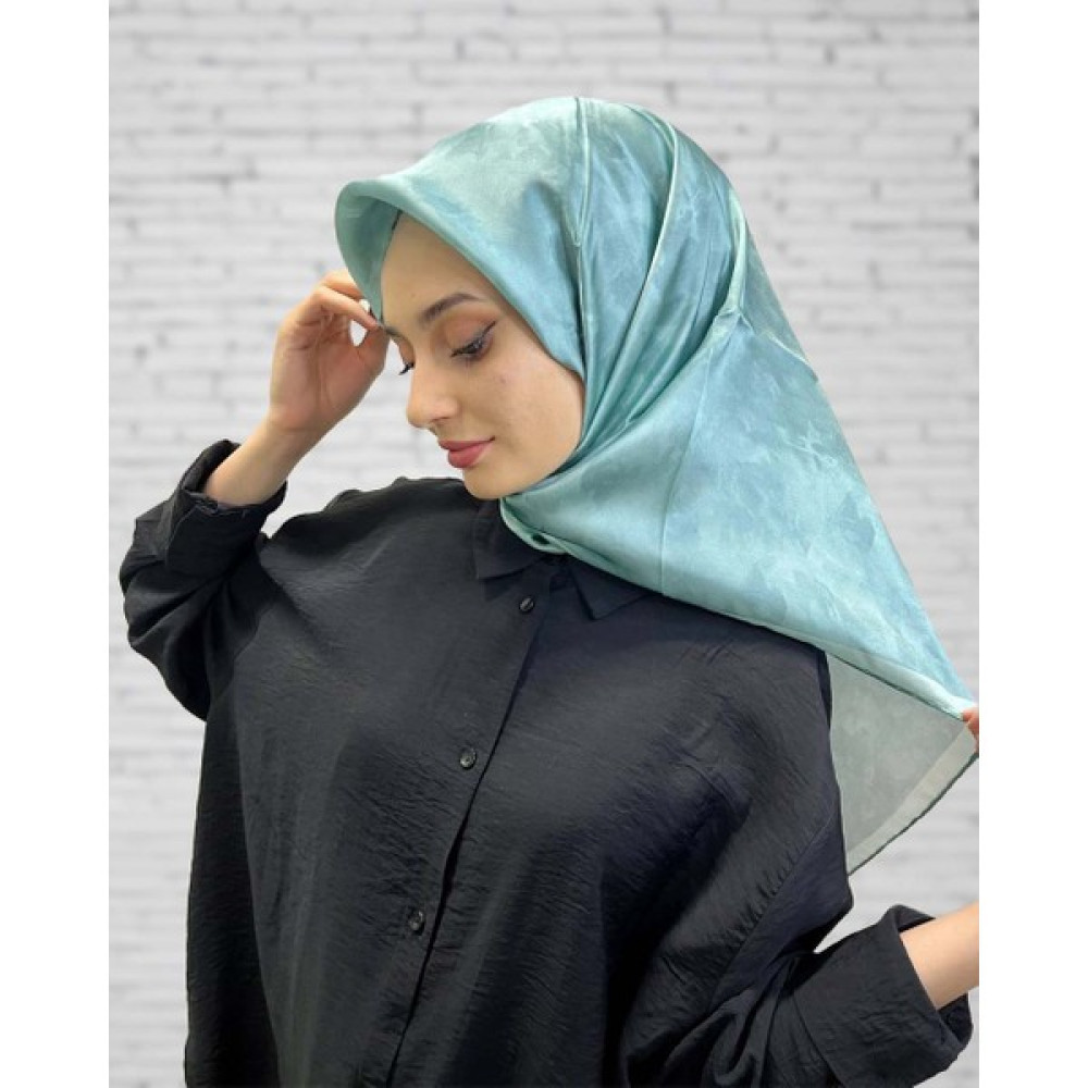 Aker Bulut Desen Sezonsuz (Tek Renk) Sura Krep Saten 90X90CM Ipek Eşarp 7208701 Eşarp Fiyatı