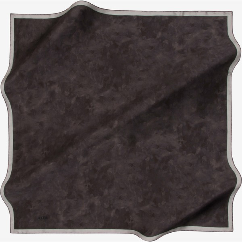 Aker Kahverengi İpek Tivil Eşarp / 90X90 / 7208713-971 Eşarp Fiyatı