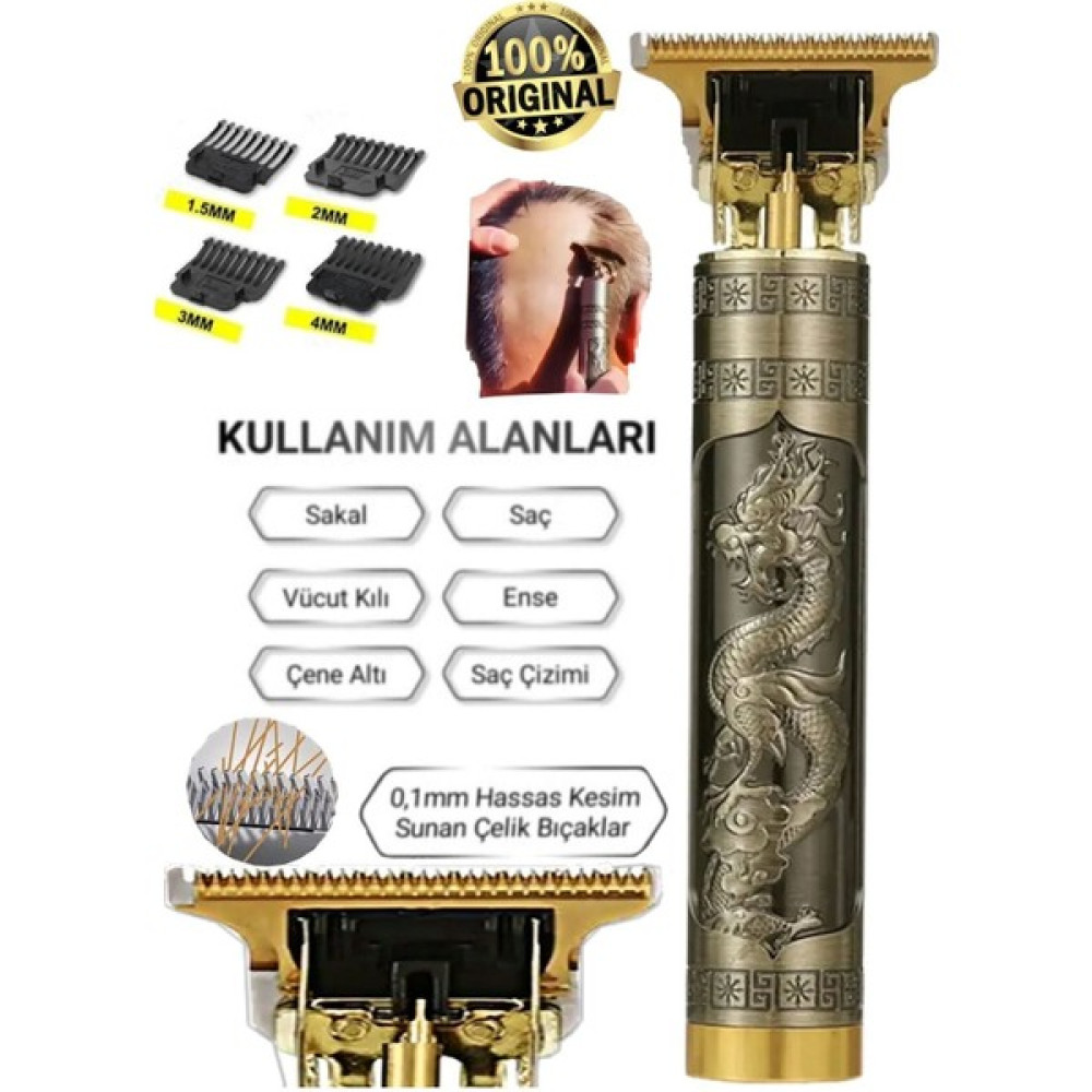 Akf Dragon Metal Kasa Profesyonel Saç Sakal Ense Çizim Tüm Vücut Tüyü Lazer Öncesi Tıraş Makinesi. Oto Boyaları Fiyatı