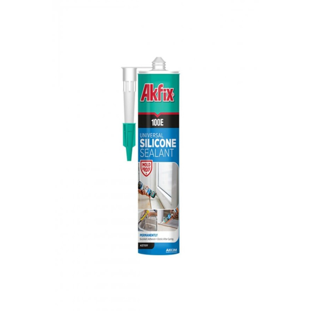 Akfix   100E Seffaf Silikon 280 Ml Nalburiye & Hırdavat Fiyatı