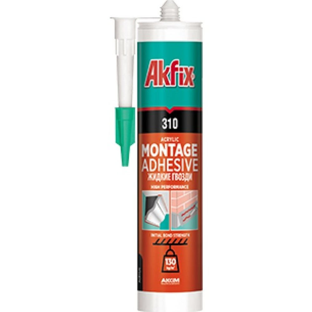 Akfix 310 Kartonpiyer Strafor Yapıştırıcı 310 Ml. Nalburiye & Hırdavat Fiyatı