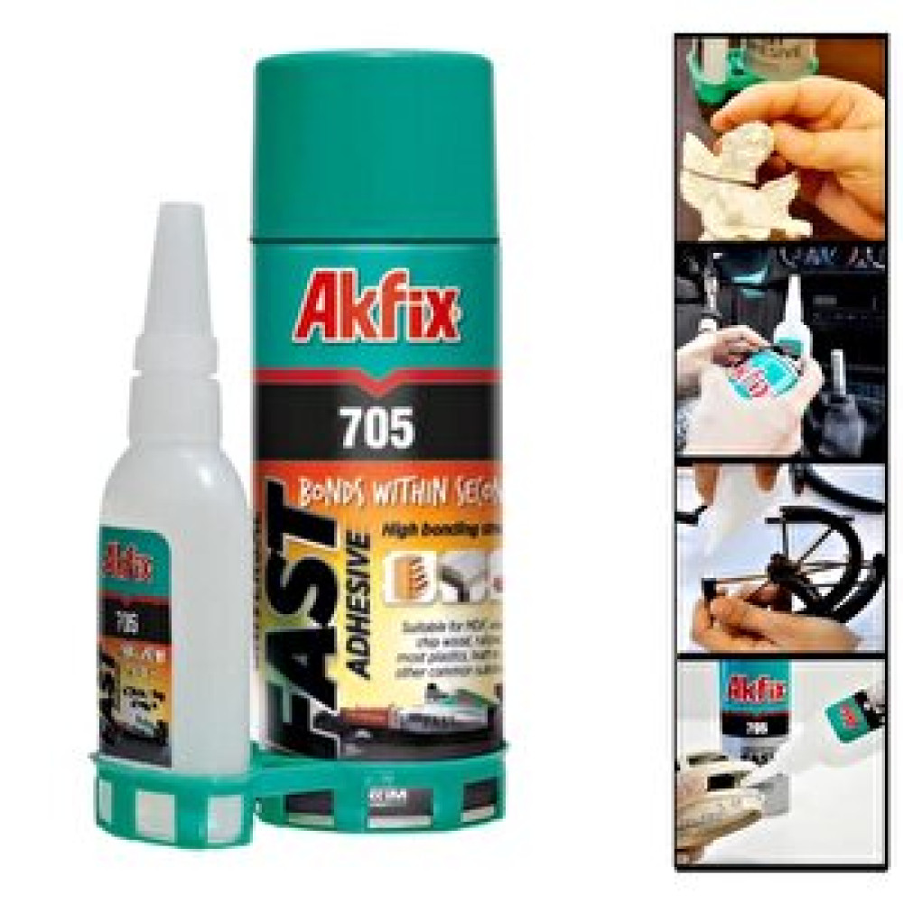 Akfix 705 Profesyonel Hızlı Yapıştırıcı 400ml+100gr Yapıştırıcı Fiyatı