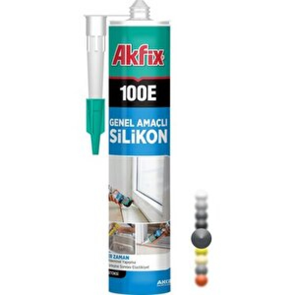 Akfix Akfi̇x 100e Antrasi̇t Gri̇ Si̇li̇kon 280 Ml Silikon Fiyatı