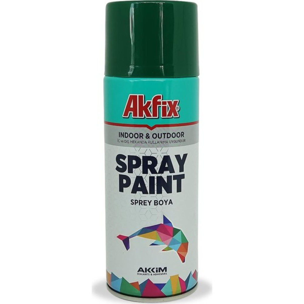 Akfix Akrilik Sprey Boya 400ml Parlak Yeşil Boya Malzemeleri Fiyatı