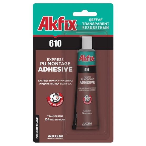 Akfix GA305 610 50 ml Tüp Expres Poliüretan Montaj Yapıştırıcı
