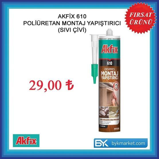 Akfix GA305 610 50 ml Tüp Expres Poliüretan Montaj Yapıştırıcı