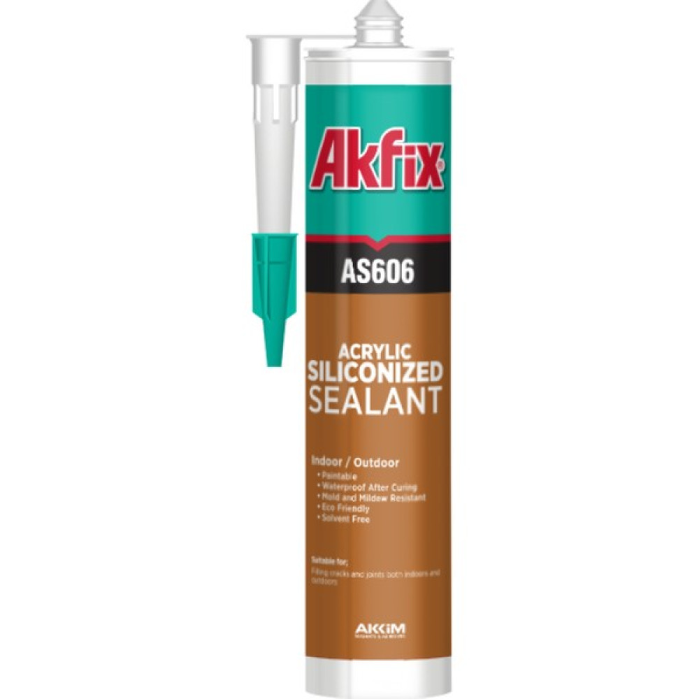 Akfix Sa606 Silikonize Mastik 310 Ml Beyaz Nalburiye & Hırdavat Fiyatı