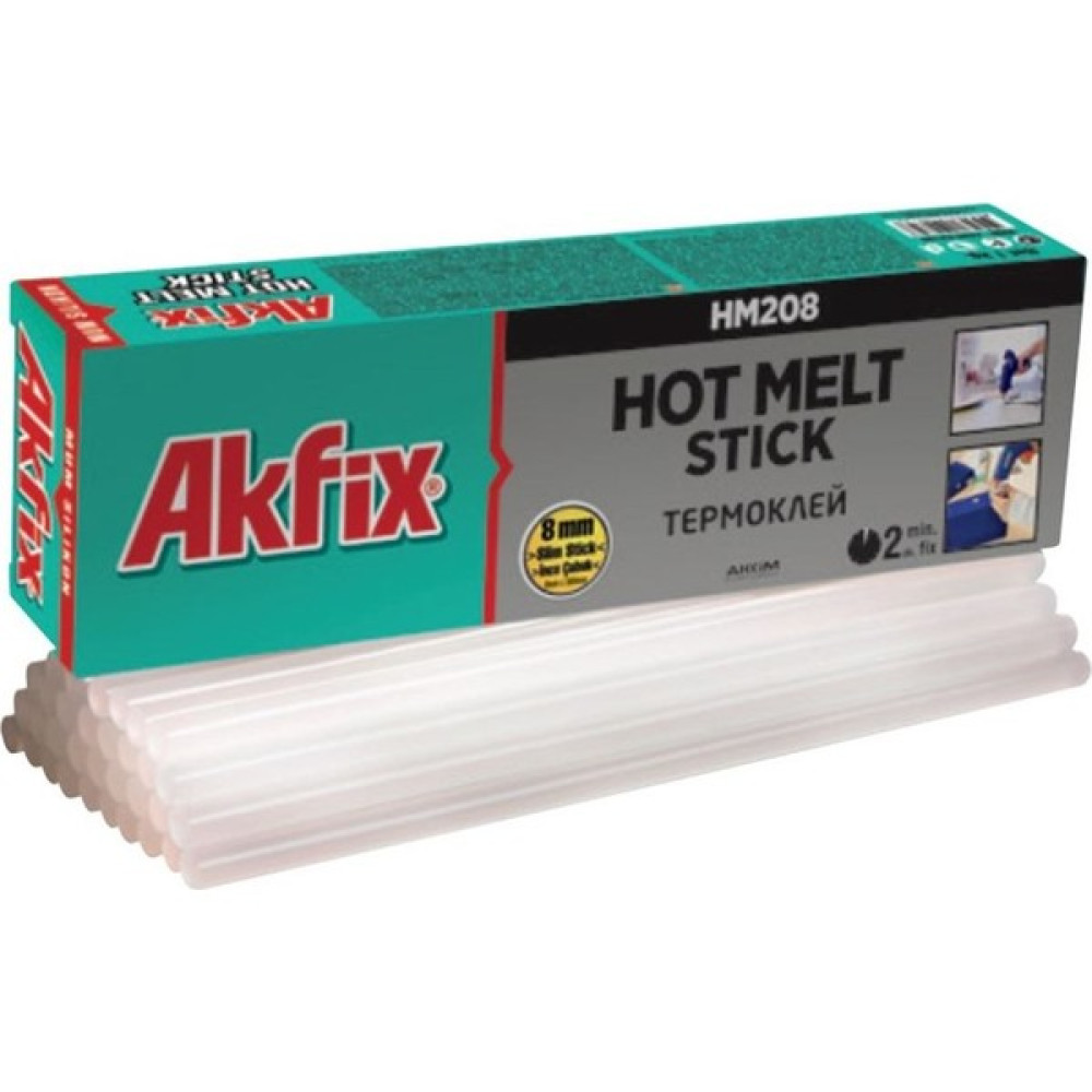 Akfix Sıcak Mum Çubuk Silikon Ince (10 Adet) - 10 Adet - İnce Nalburiye & Hırdavat Fiyatı