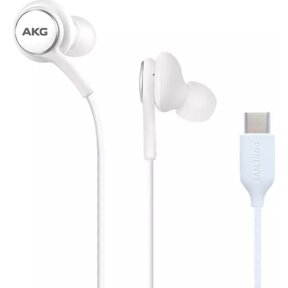 AKG-S20 Type-C Akg Kablolu Mikrofonlu Kulaklıka - Beyaz Kulak İçi Kulaklık Fiyatı