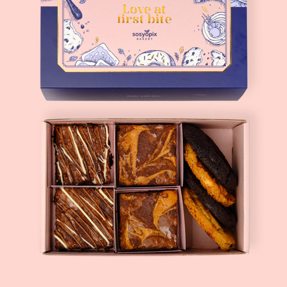 Akılda Kalanlar Brownie ve Cookie Kutusu - 8 Adet