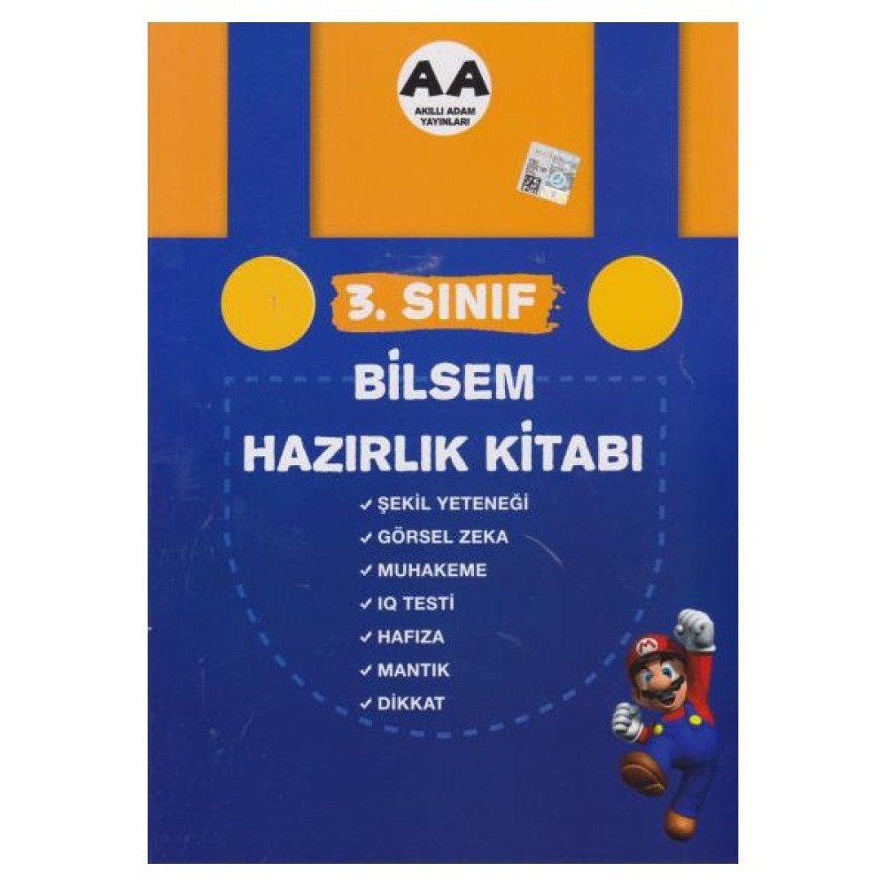 Akıllı Adam 3. Sınıf Bilsem Hazırlık Kitabı - Şahide Korkmaz Tüm Dersler Fiyatı