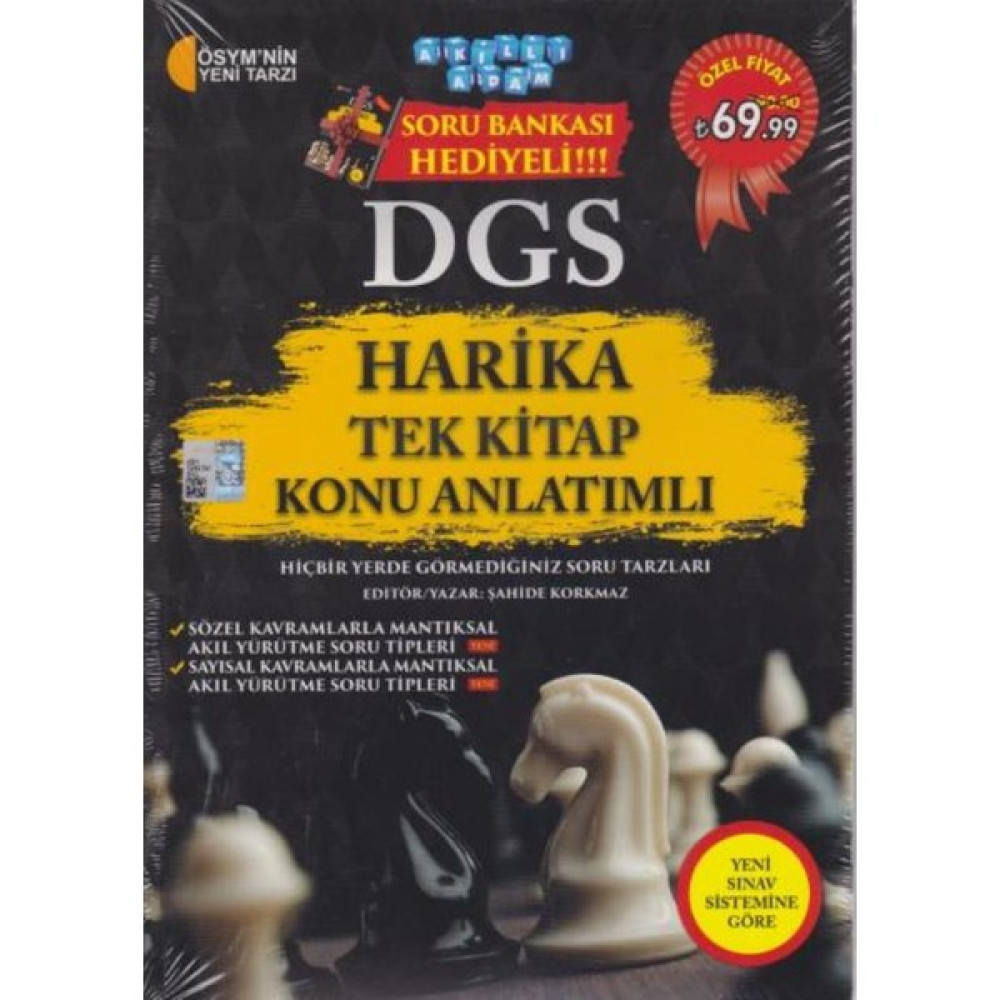 Akıllı Adam Dgs Harika Tek Kitap Konu Anlatımlı - Soru Bankası Hediyeli DGS Fiyatı