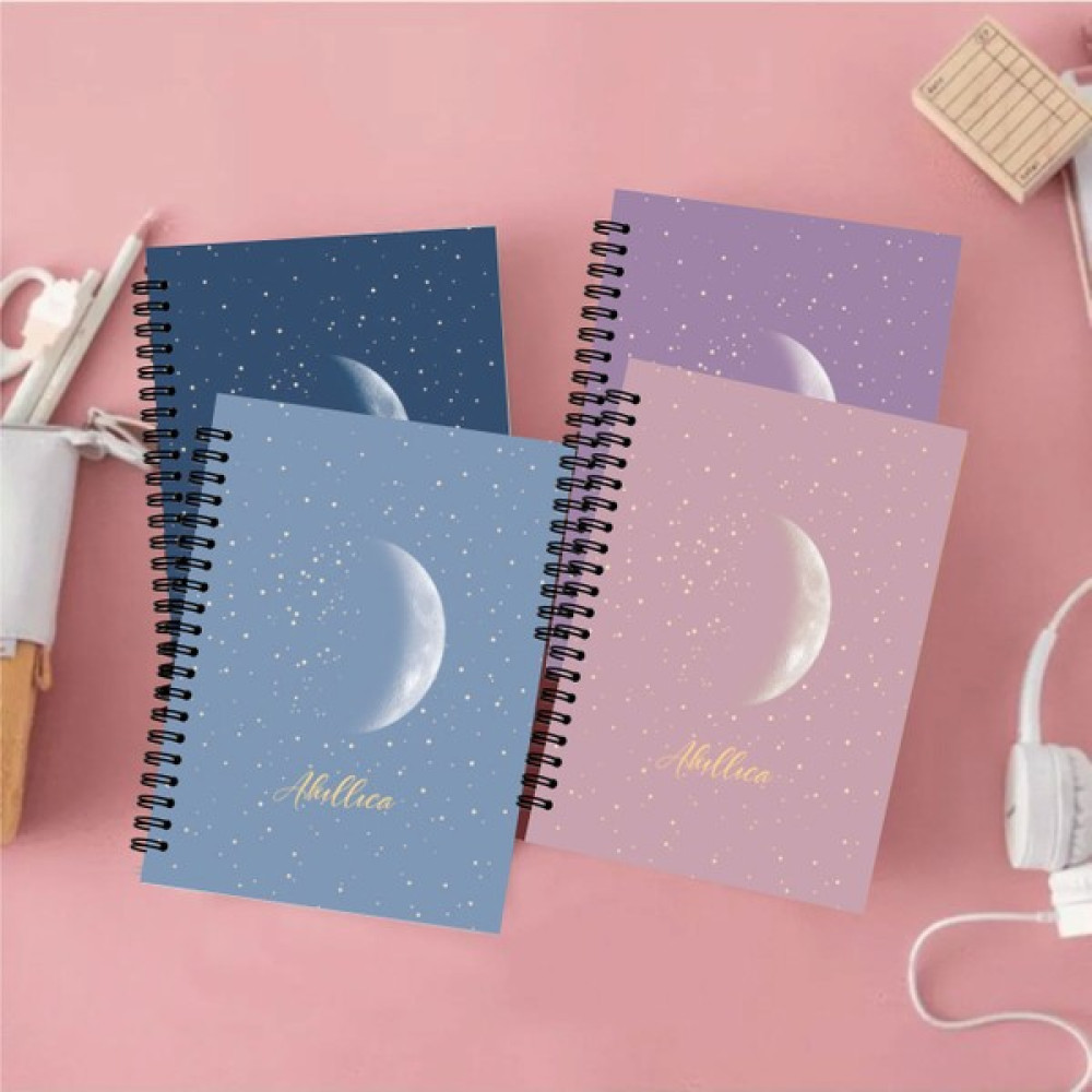 Akıllı Adam Yayınları 4'lü New Moon Series 10 x 13,5 Spiralli Çizgisiz 56 Yaprak Defter Seti Spiralli Defter Fiyatı