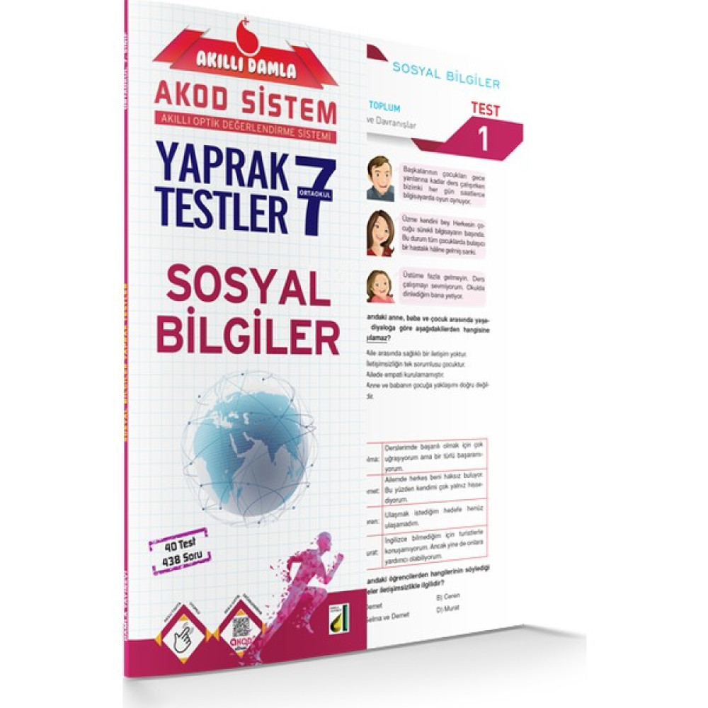 Akıllı Damla Sosyal Bilgiler Yaprak Testler 7. Sınıf Sosyal Bilgiler Fiyatı