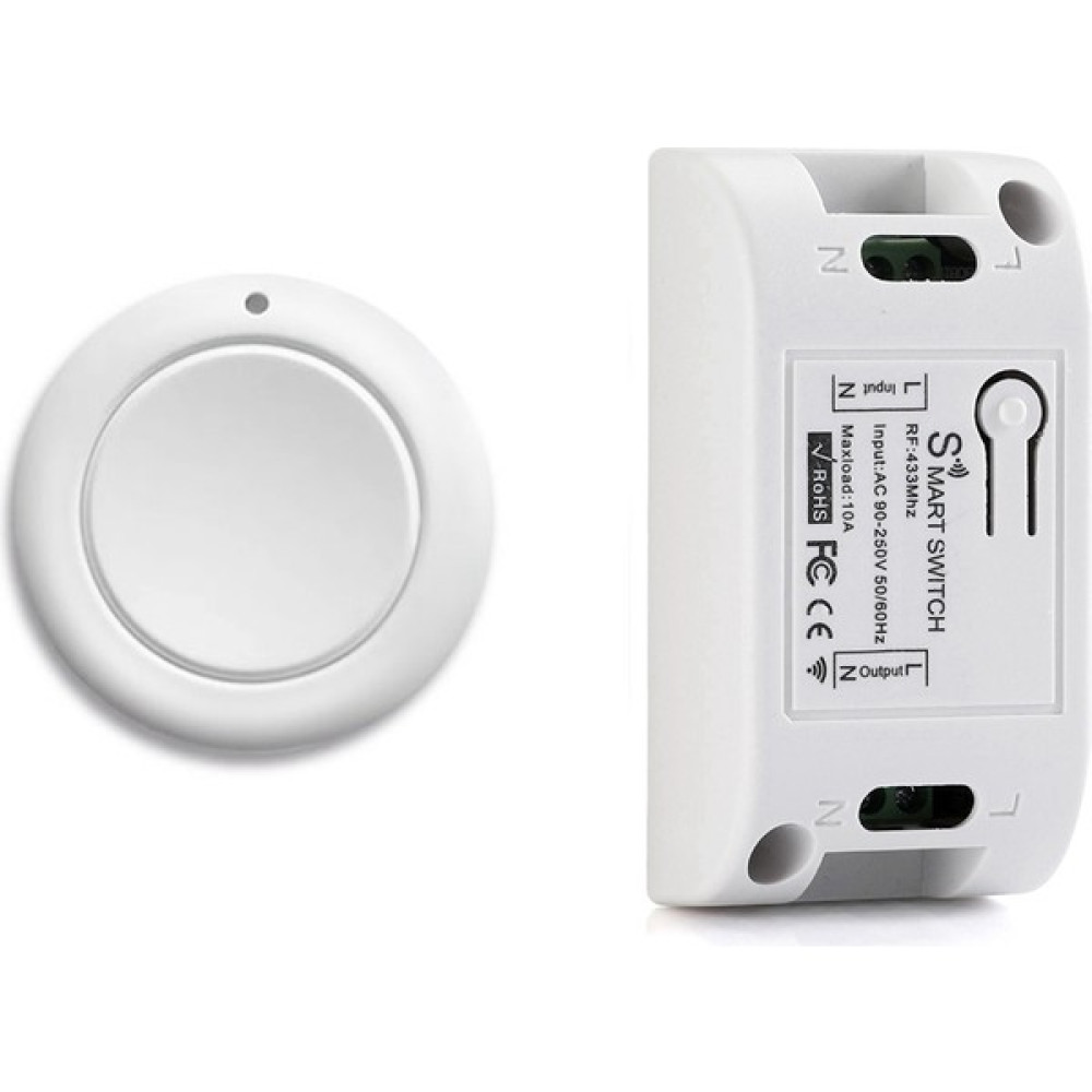 Akıllı Ev Kablosuz Işık Anahtarı Rf 433 Mhz Uzaktan Kumanda Ac 110V 220V Alıcı Basma Düğmesi Yatak Odası Tavan Lambası Anahtarı(Yurt Dışından) - Beyaz TV Aksesuarları Fiyatı