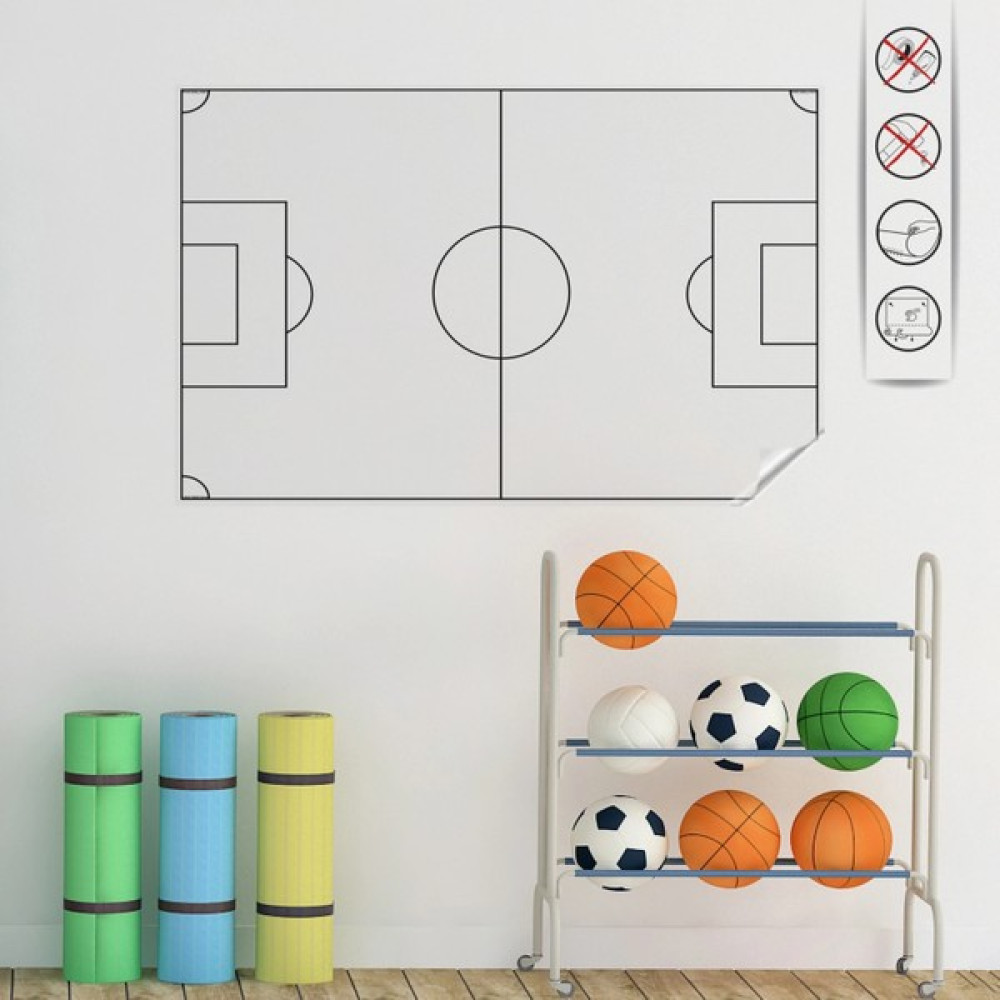 Akıllı Kağıt Statik Kağıt Futbol Taktik Tahtası 70 cm x 100 cm 10 - Şeffaf - 1 Adet Oto Boyaları Fiyatı