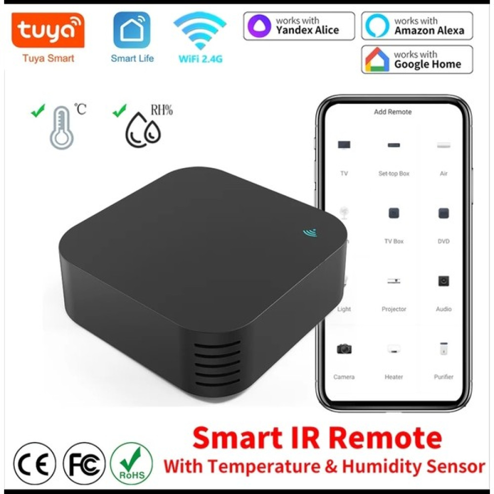 Akıllı Sıcaklık Ve Nem Sensörü+IR Kumanda 3/1 - 1 Adet Oto Elektroniği Fiyatı