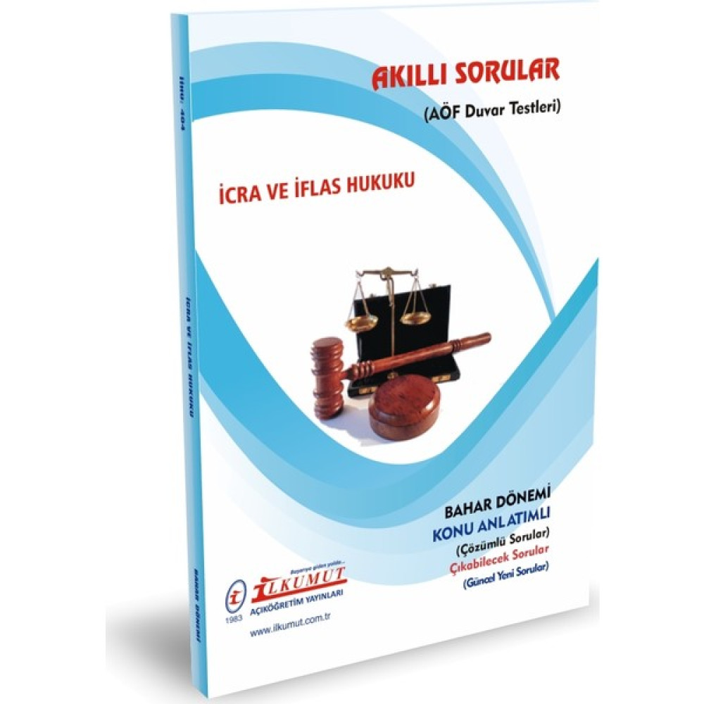 Akıllı Sorular - İlkumut Yayınları - Icra ve Iflas Hukuku Kaynak Kitapları Fiyatı