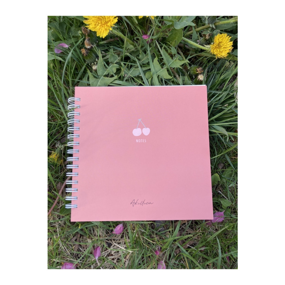 AKILLICA 15x15 Cm Kare Pembe Notebook Spiralli Defter Çizgili Defter Defter Fiyatı