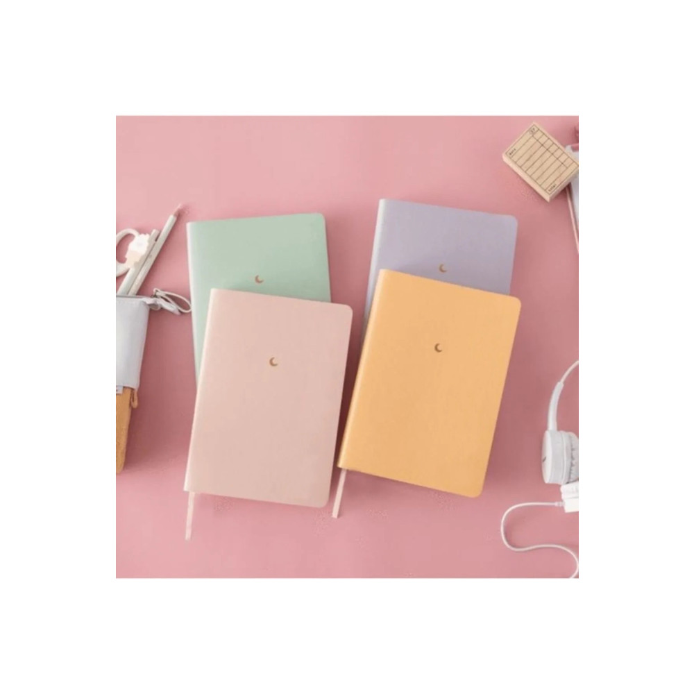 AKILLICA 4lü Defter Seti Düz Çizgisiz Sert Kapak Defter 13x21 Cm Hardcover Notebook Moon Series Defter Fiyatı