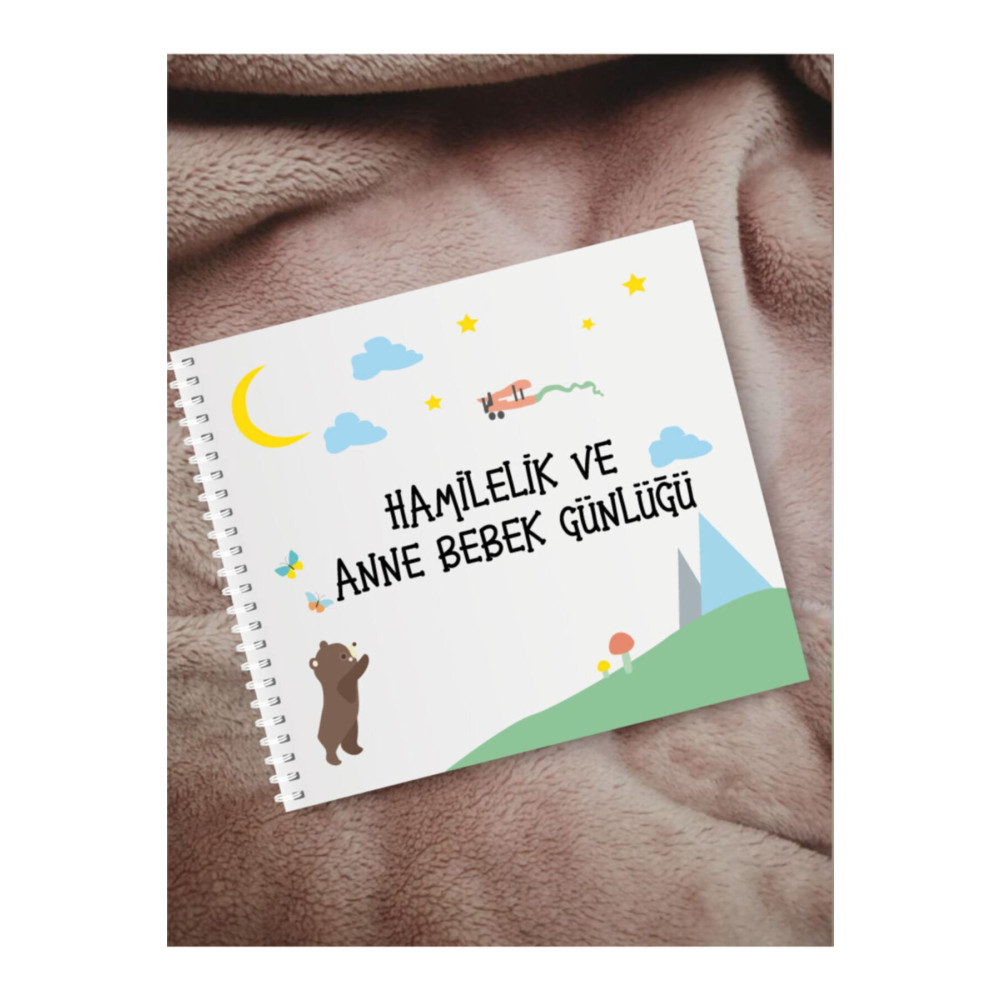 AKILLICA Hamilelik Ve Anne Bebek Günlüğü Hamile Anı Defteri Bebek Anı Defteri Bebek Ajandası Defter Fiyatı