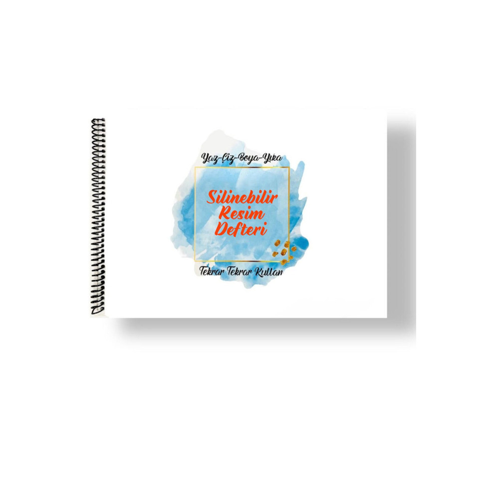 AKILLICA Silinebilir Resim Defteri Yaz Çiz Boya Yıka Tekrar Tekrar Kullan 25 X 35 Cm Defter Fiyatı