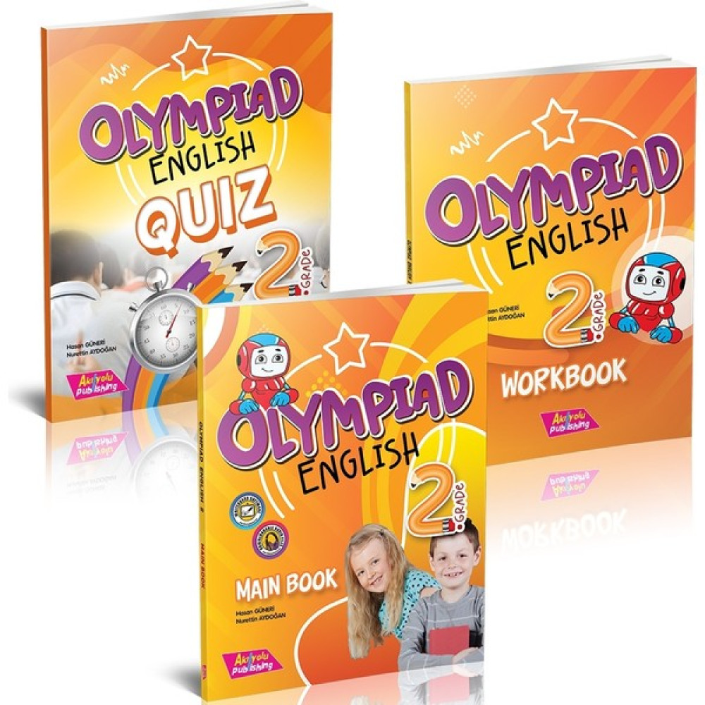 Akılyolu Yayıncılık Grade 2 - Olympıad Englısh Maın Book + Workbook + Quız Kaynak Kitapları Fiyatı