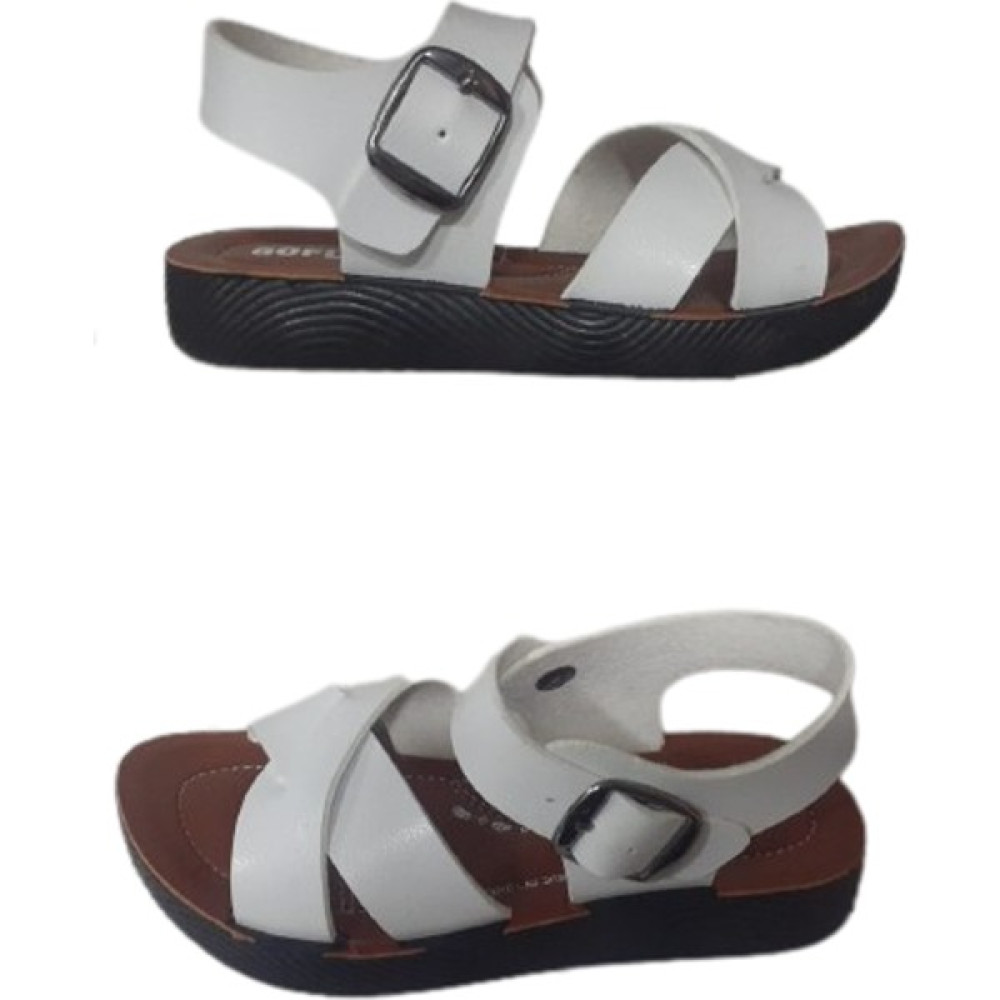 Akım Goflex Soft Kız Çocuk Beyaz Ortopedik Taban Sandalet Kız Çocuk Terlik & Sandaleti Fiyatı
