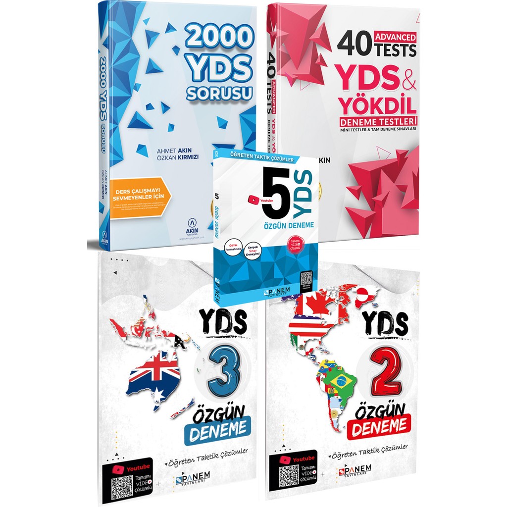 Akın Dil Eğitim 2023 Akın Dil 2000 YDS+40 YDS&yökdil Test+Panem YDS 5 Deneme+Panem YDS 3 Deneme+Panem YDS 2 Deneme SSD / Solid State Drive Fiyatı