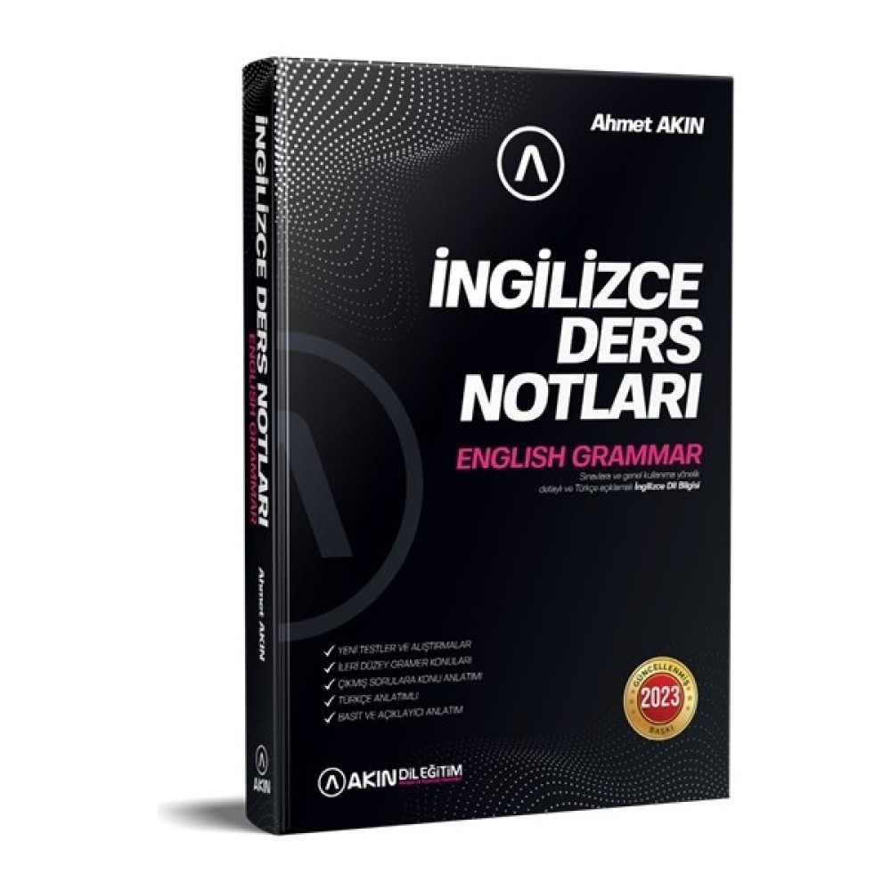 Akın Dil Eğitim Akın Dil 2023 Akın Dil Ingilizce Ders Notları YDS Fiyatı