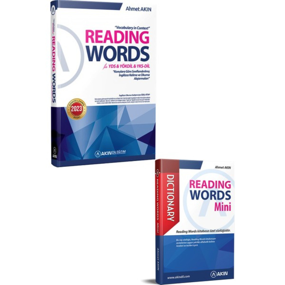 Akın Dil Eğitim Akın Dil Eğitim Reading Words + Reading Words Mini YDS Fiyatı