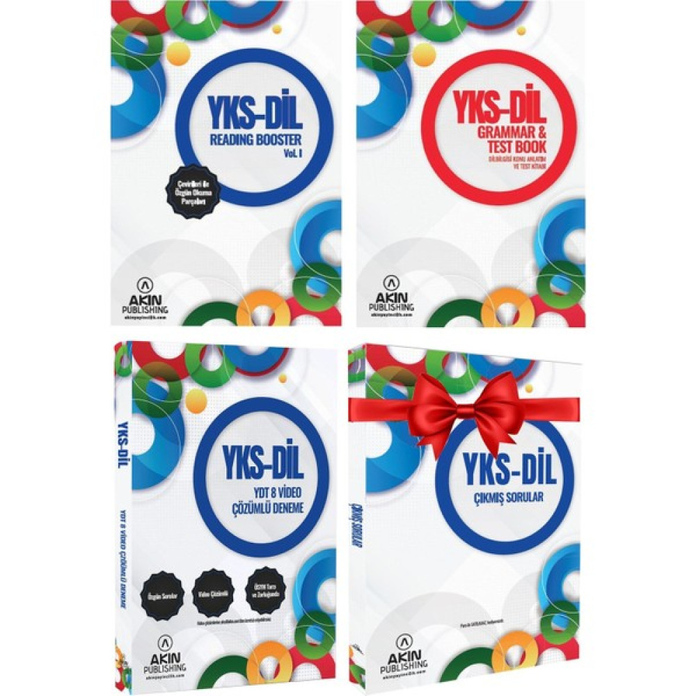 Akın Dil Eğitim Akın YKS-Dil Reading Booster + Grammar&test Book + YDT Video Çözümlü 8 Deneme +Çıkmış Sorular YDS Fiyatı