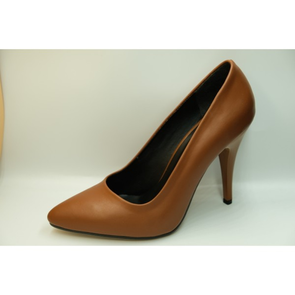 Akın Özmen Taba Orta Topuk (7cm) Stiletto Topuklu Ayakkabı Fiyatı