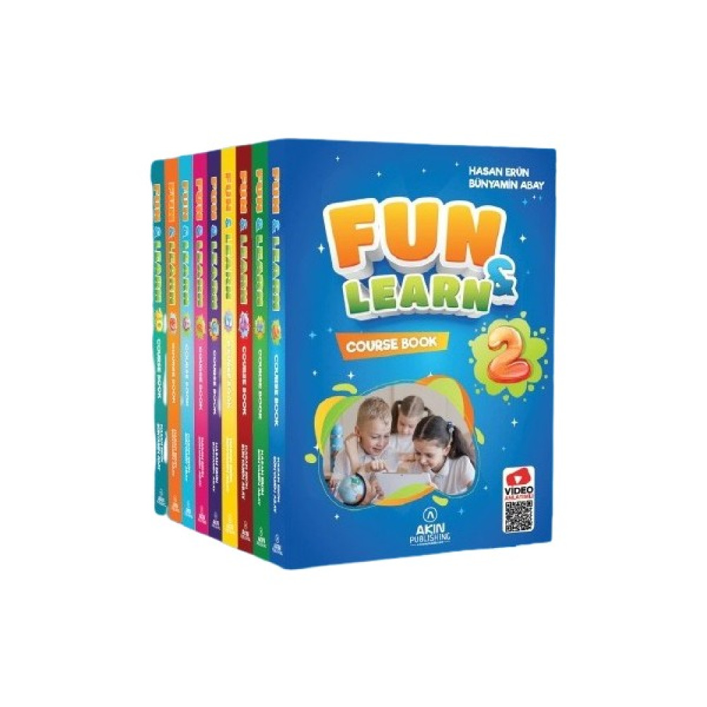 Akın Publishing 2. Sınıf Fun & Learn Ingilizce Set ( Course Book - Activity Book - Fun Mag Kaynak Kitapları Fiyatı