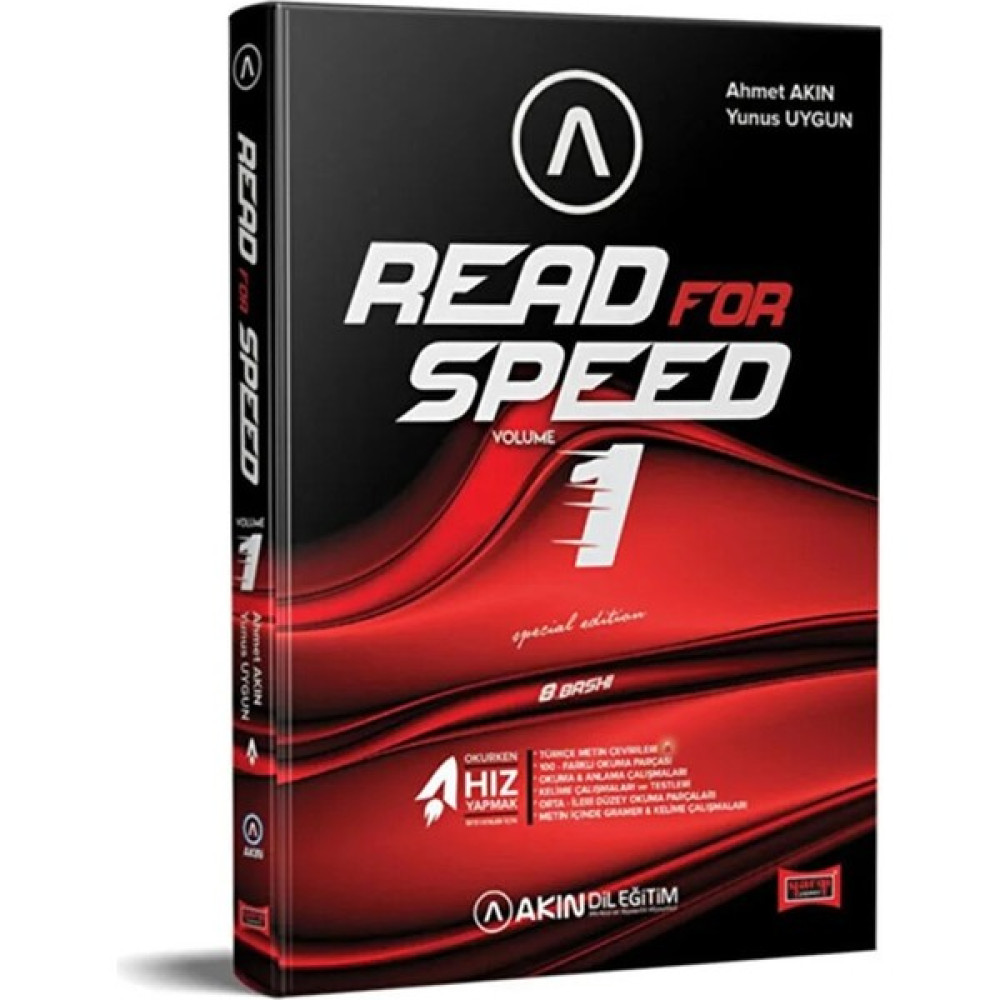 Akın Publishing Read For Speed 1 (Yds Okuma Kitabı) YDS Fiyatı