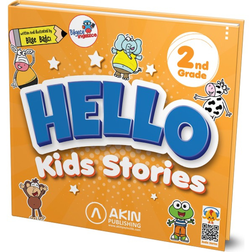 Akın Yayıncılık Akın Dil Hello Kids Stories 2nd Grade Yabancı Dil Öğretici Kitaplar ve Eğitim Setleri Fiyatı