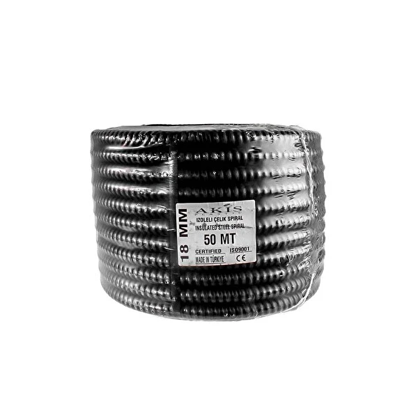 Akiş 18Mm İzoleli Çelik Spiral Boru (50 Metre) Güç Kablosu Fiyatı