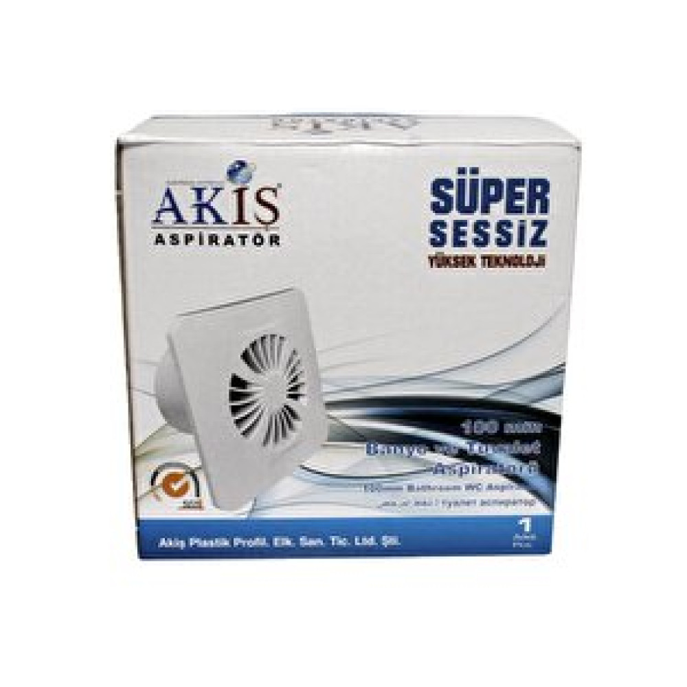 Akiş Aki̇ş Ak-c100 100’lük Banyo Ve Tuvalet Aspi̇ratör Havalandirma Fani (16 Cm) Aspiratörler Fiyatı