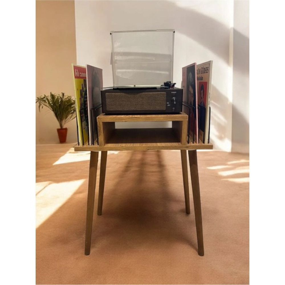 Akıs Home Plak ve Pikap Sehpası 2 Li Atlantik Çam Ahşap Ayaklı Yan Sehpa Fiyatı