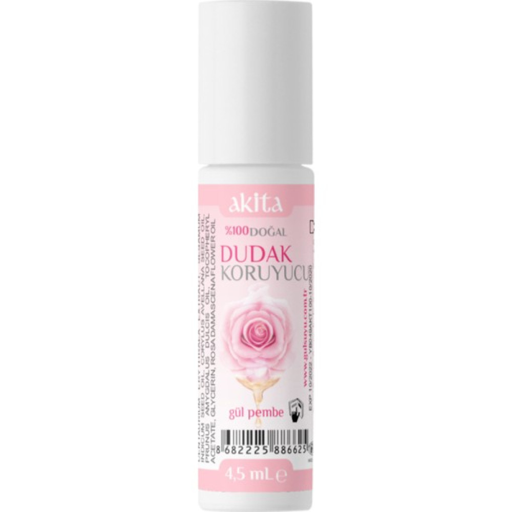 Akita % 100 Doğal Ruj (Lip Balm) Gül 4.5mL Dudak Bakımı / Koruyucu Fiyatı